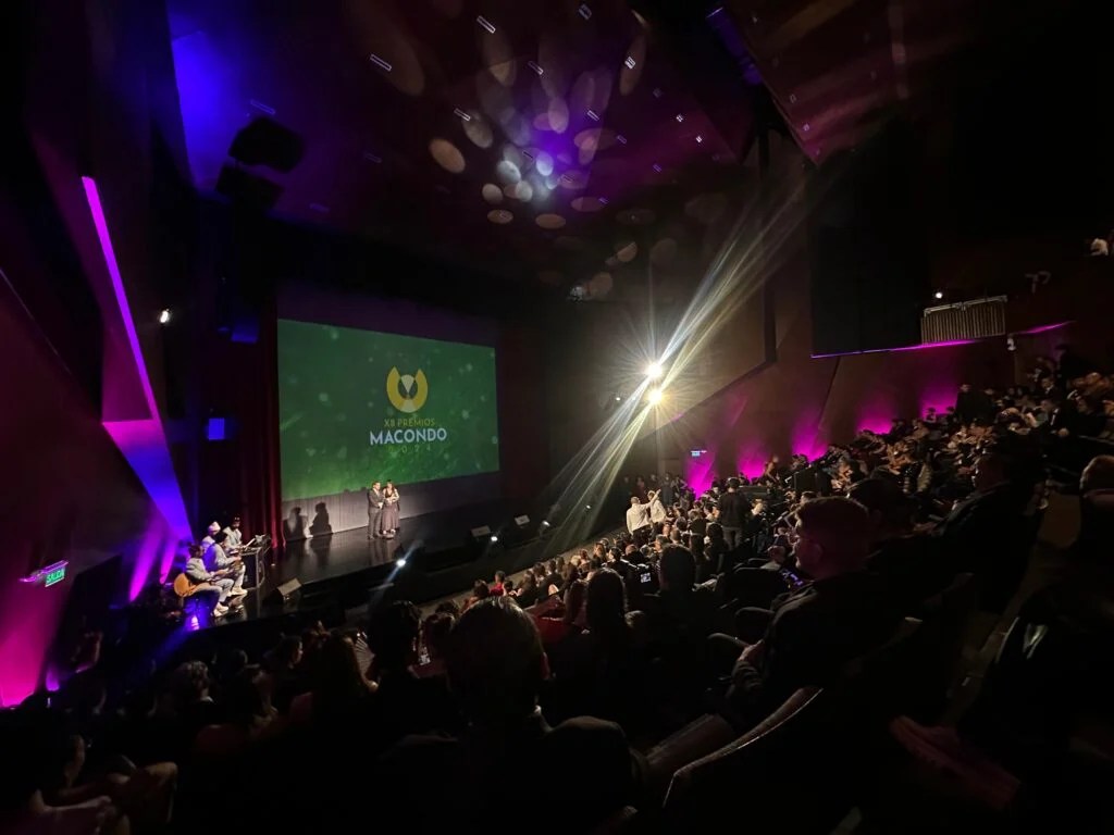 Ceremonia de premiación de los 12 Premios Macondo, que premian lo mejor del cine colombiano del último año.