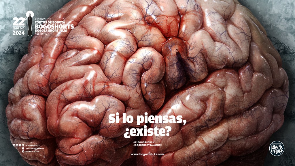 Afiche BOGOSHORTS 2024: Si lo piensas, ¿existe? en Bogotá, Colombia.