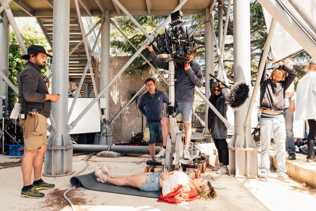 Detrás de cámaras de "Diamante Salvaje" (Agathe Riedinger)