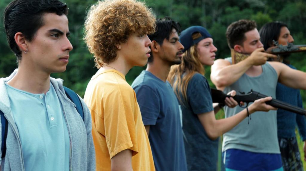 Familia reunida en la finca en Golán, película de Orlando Culzat.
