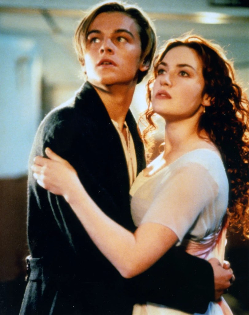 Jack (Leonardo DiCaprio) y Rose (Kate Winslet) en Titanic.