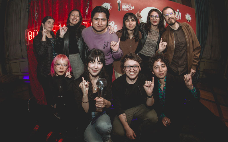 premios y still del cortometraje colombiano de animación Una vez en un cuerpo ganador en BOGOSHORTS